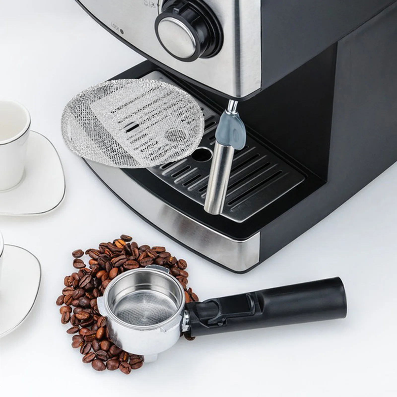 

5Pcs Filter Stainless Steel Mesh Screen 150 Mesh Reusable Cold Brew Filter Replacement for Coffee Makers and Tea