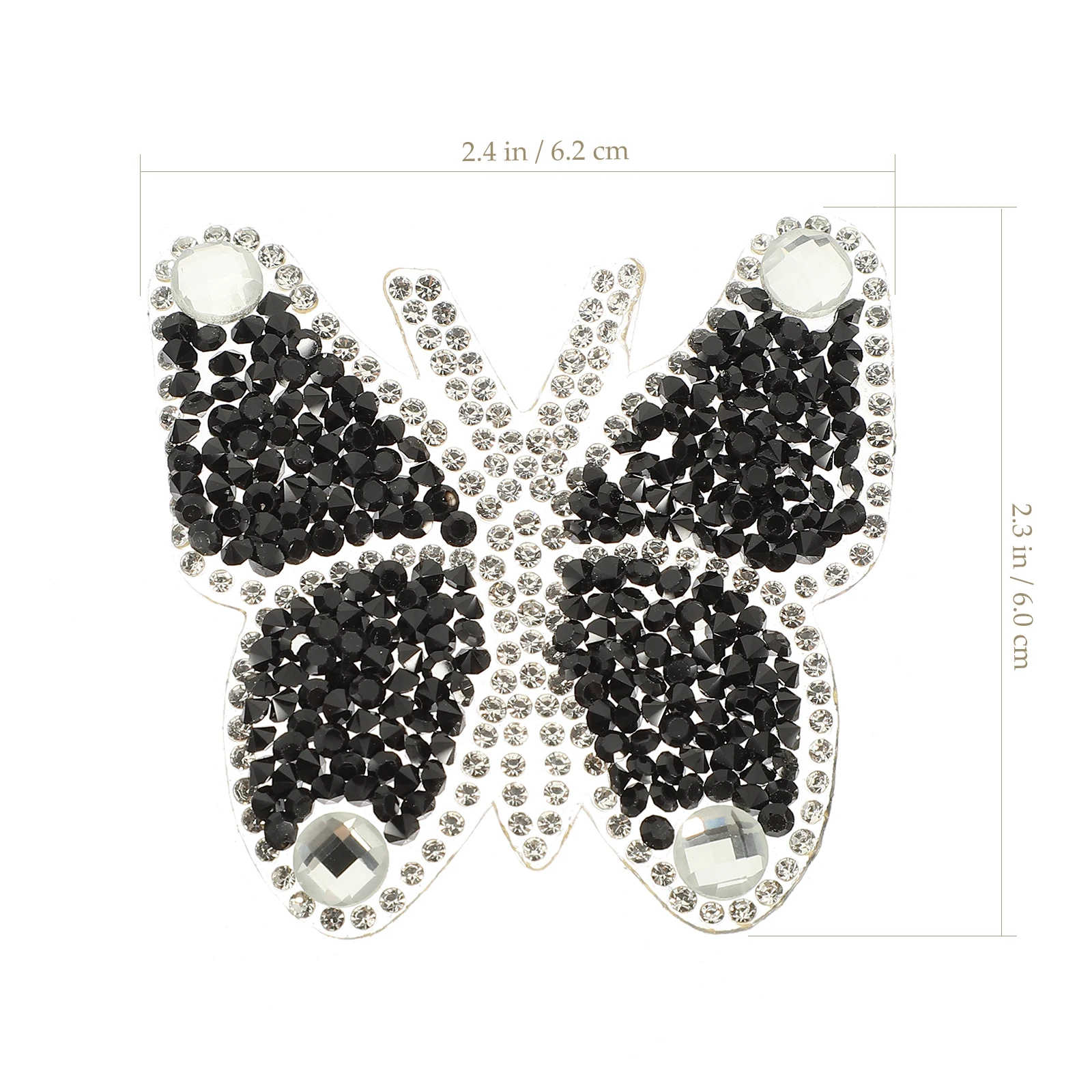 

10pcs Diamond Hot Fix Rhinestone Embellishments Iron On Patches for Clothes Bags DIY Sewing Decorative Multi Function