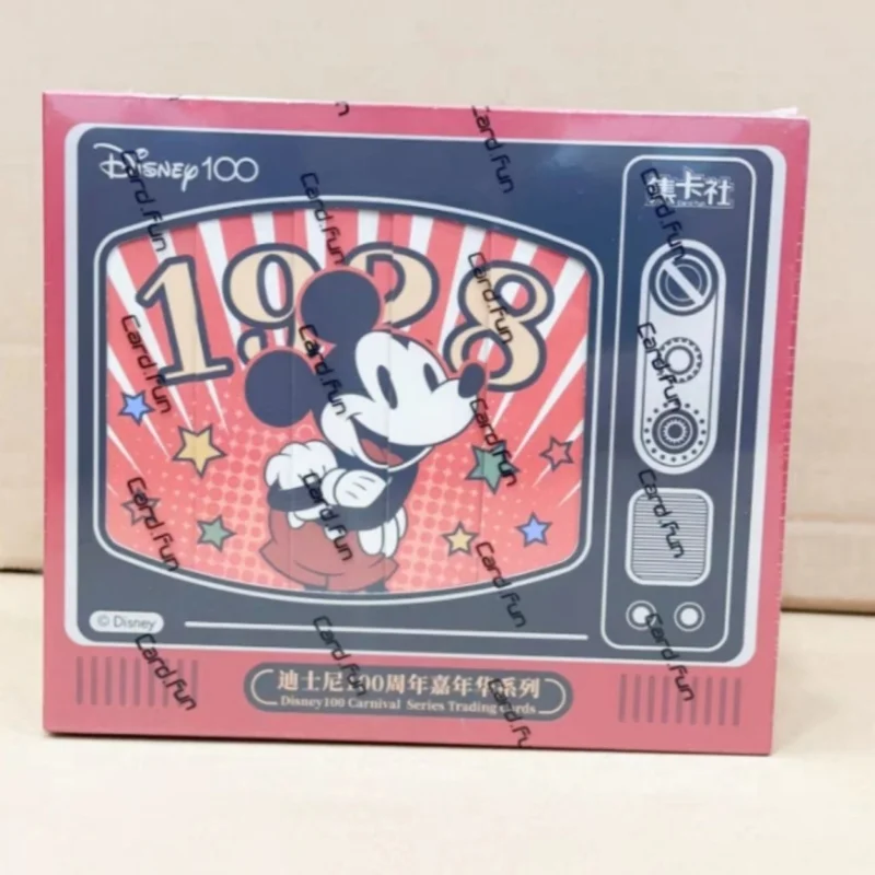 Fiesta Genuine Disney Series Trading Cards for Children Mickey Friends Zootopia Stitch Bear Frozen Collection Card Kids Toy Gift