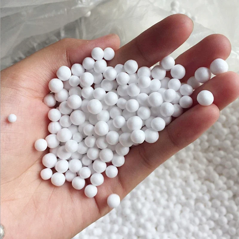 Filling Material 4-6mm 250g/500g White Foam Balls Bag DIY Baby Bed Sleeping Pillow Filling Bean Bags Chairsofa Beads Filler