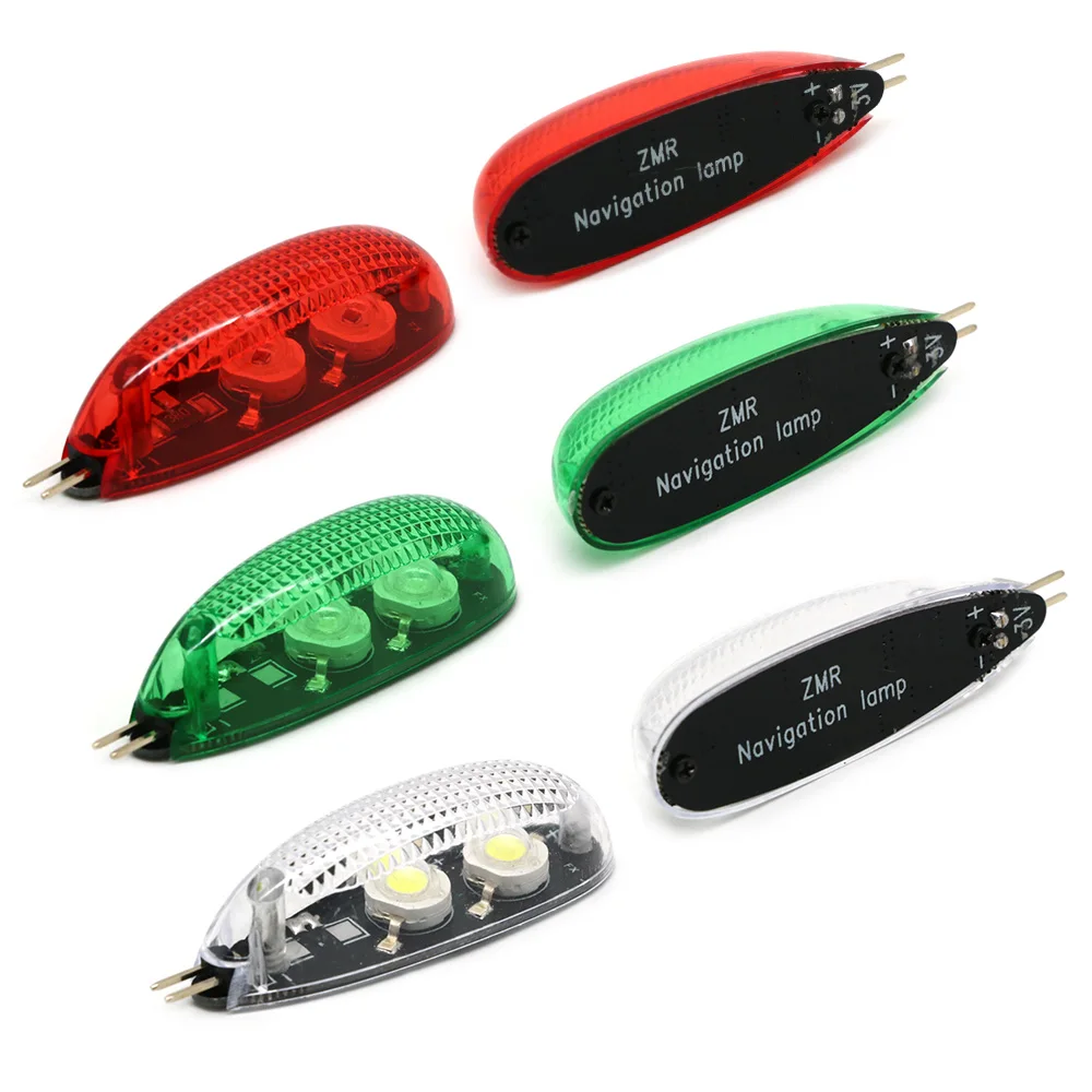 Simulation Navigation Light 2-3S Voltage 3V LED Six modes for RC fixed-wing Aircraft Ducted Like real machine