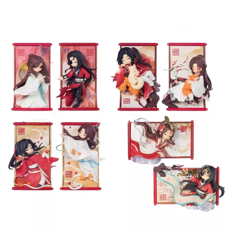 Nieuwe originele Heaven Officials Blessing TGCF Scroll Series Blind Box magnetische sticker Xie Lian Hua Cheng figuur merchandise speelgoed cadeau - afbeelding 2