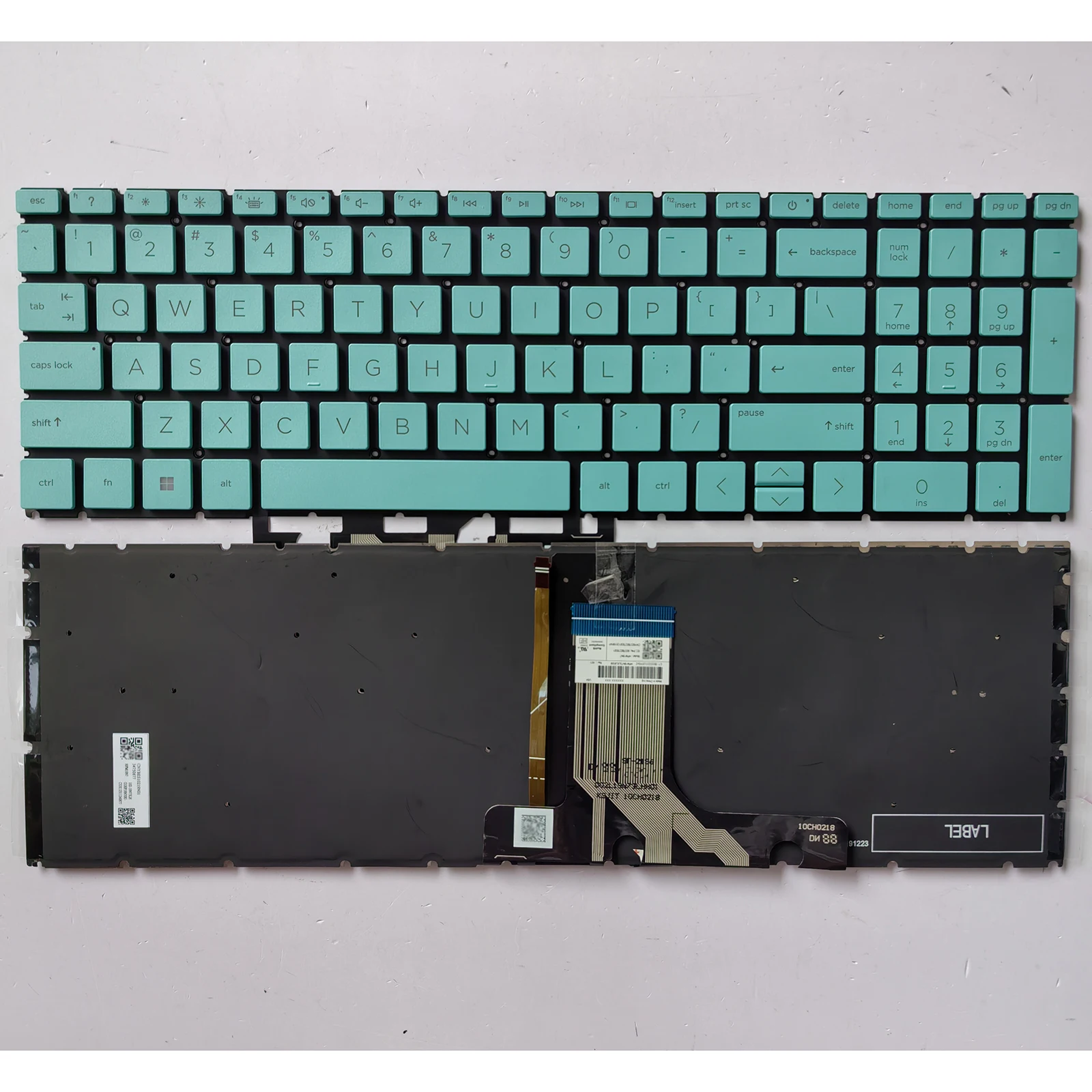 Laptop Keyboard for HP TPN-Q246/Q245 15-EH 15-EG EG0102 15-ER 15M-EH US Backlit Blue