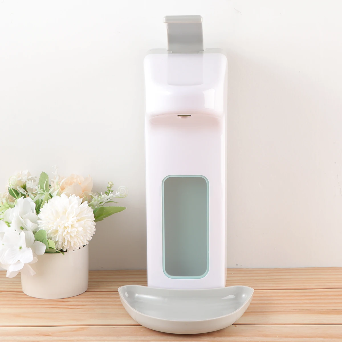 

1PC 1000ML Manual Liquid Soap Dispenser Large Capacity Hand Machine Wall Mounted Elbow Pressing Soap Dispenser Modern Hanging Co