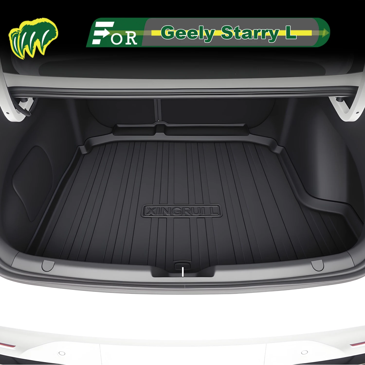

Для Geely Starry L 2024-2025 TPE индивидуальный коврик для багажника автомобиля всесезонный коврик для багажника 3D-образная подкладка для багажника защитный коврик для спинки стула