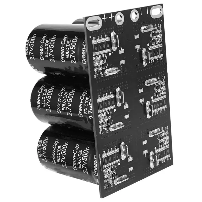 A55T 2X For Farad Capacitor 2.7V 500F With Protective Plate Capacitors