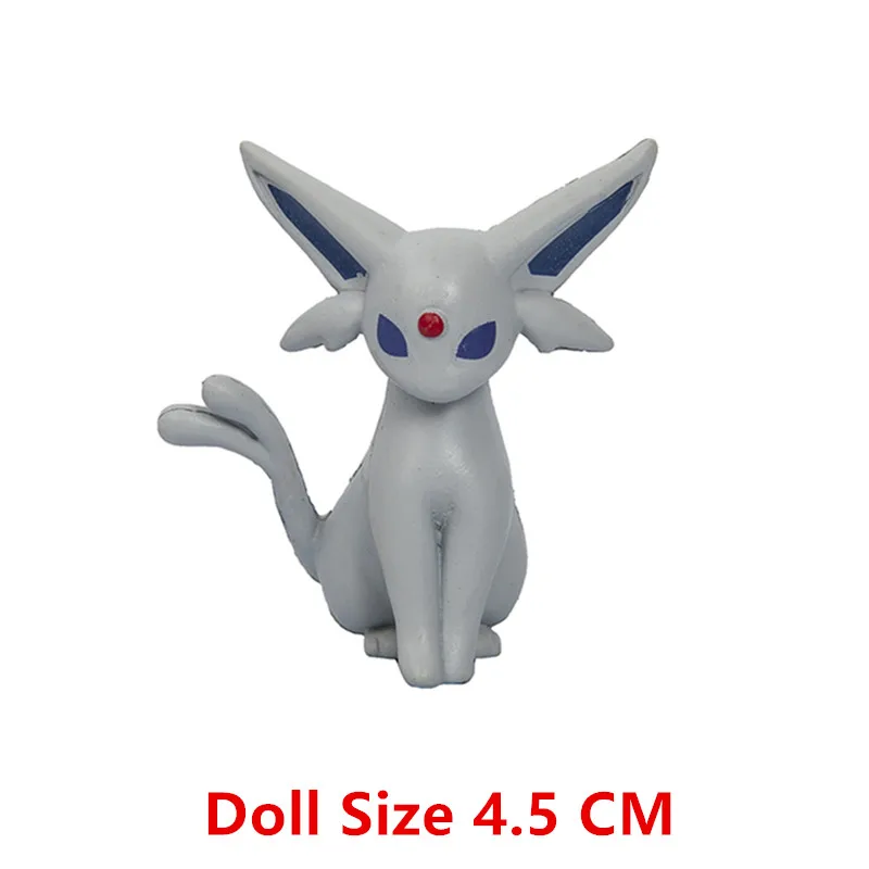 Pokemon Anime Actionfiguren-Set - Pikachu Sonnenelf Eevee Gengar Monster Cartoon-Modell Spielzeug Geschenk für Großhandelskäufe – Detail 6