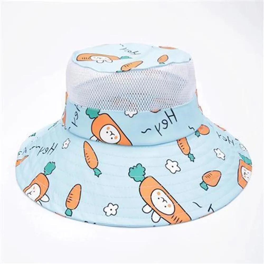 sunshade hat baby hat summer sun hats children\'s hats visor hat Baby Sun hat children Mesh breathable fisherman hat for kids