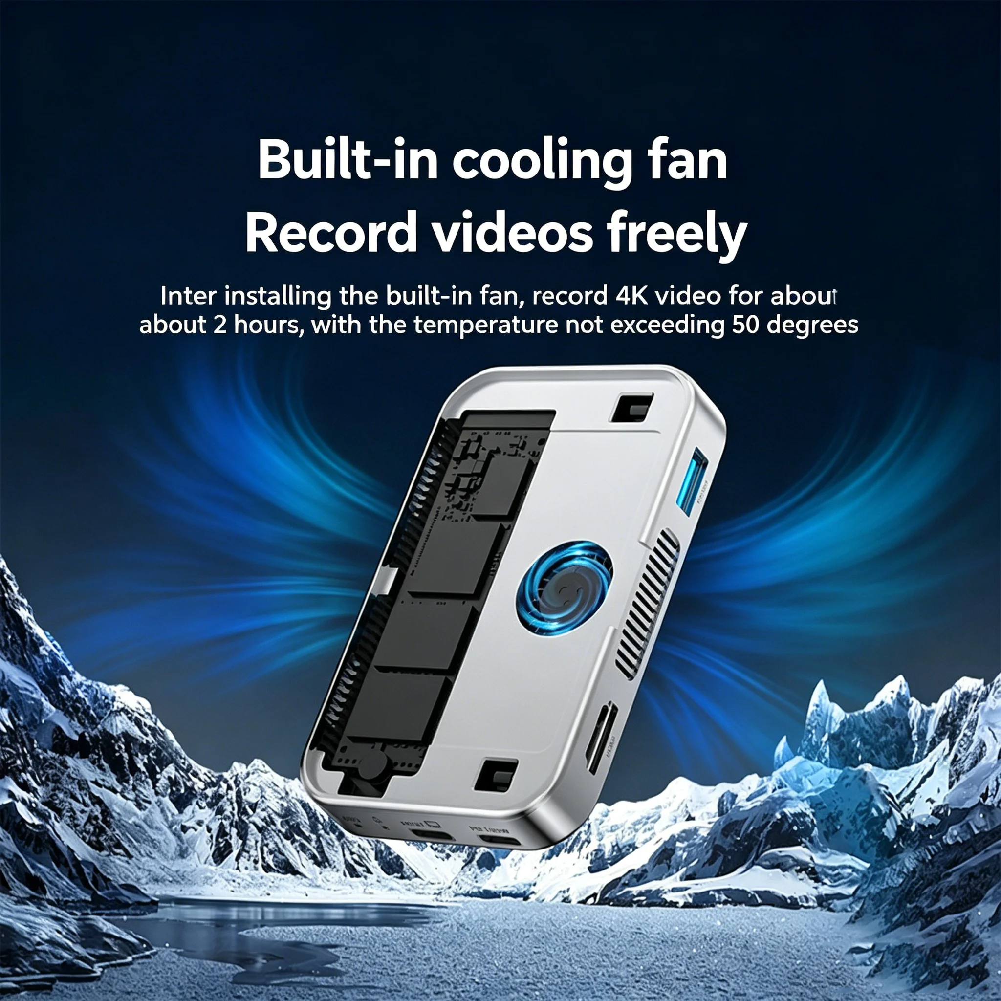 Magnetic Solid State Drive Enclosure Docking Station For Mobile Hard Drive Used For Type C Phone Expansion And Screen Mirroring