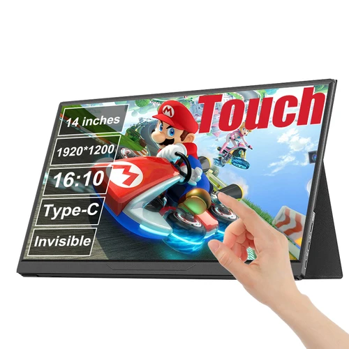 LANLIPU-Panel táctil IPS portátil de 14 pulgadas, Monitor de ordenador con pantalla secundaria FHD 1200P para teléfono móvil, Xbox Switch, PS4/ps5, portátil