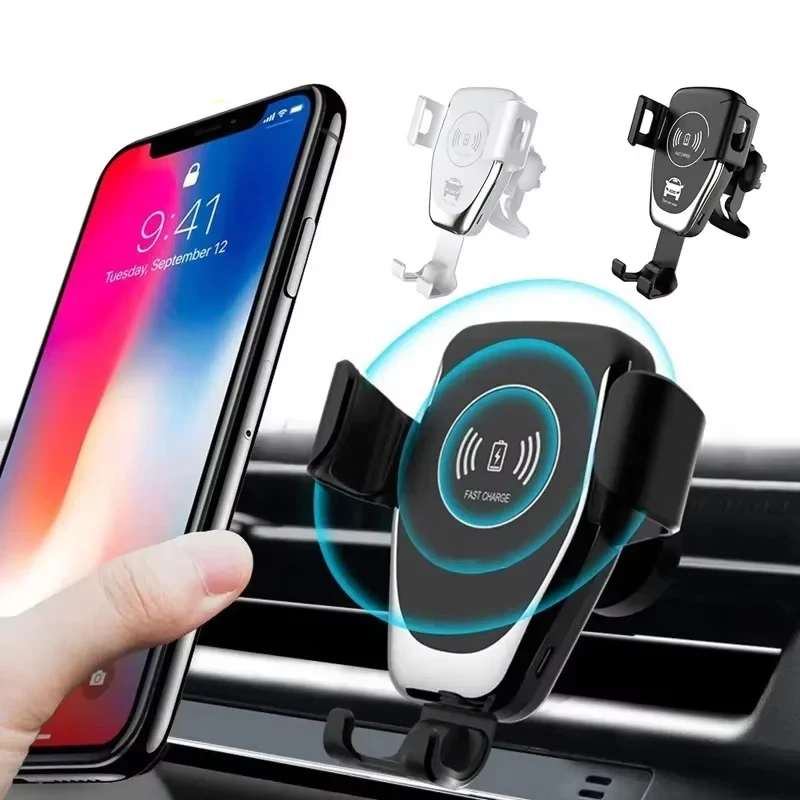 Wireless Charging Phone Car Holder Charger For iPhone 17 16 15 14 13 12 Pro Max XR Samsung Xiaomi Fast Car Wireless Chargers