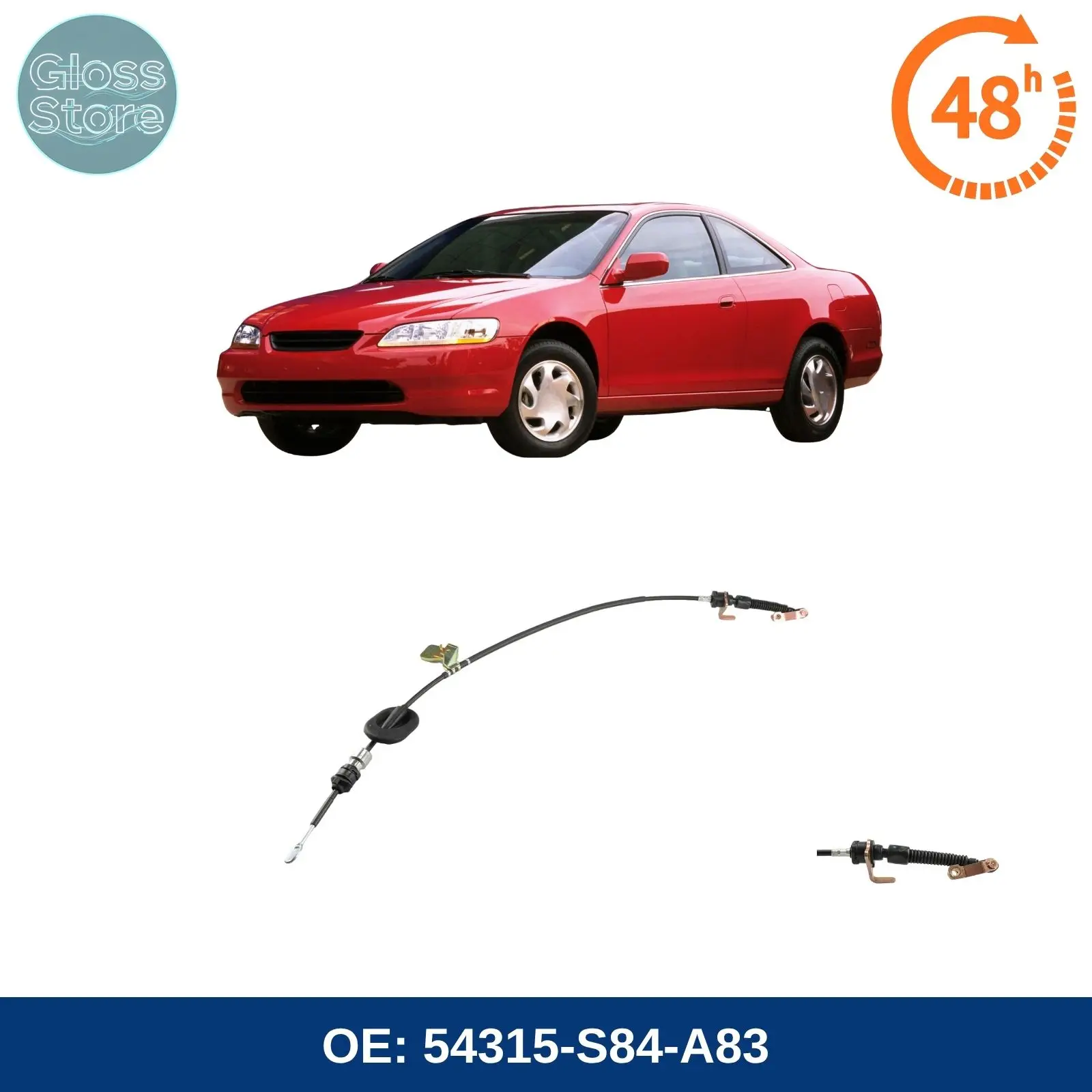 

54315-S84-A81 54315-S84-A82 AT Shifter Cables Car Gear Shift Shifter Cable For 1998-2002 Honda Accord 2.3L AT 54315-S84-A83