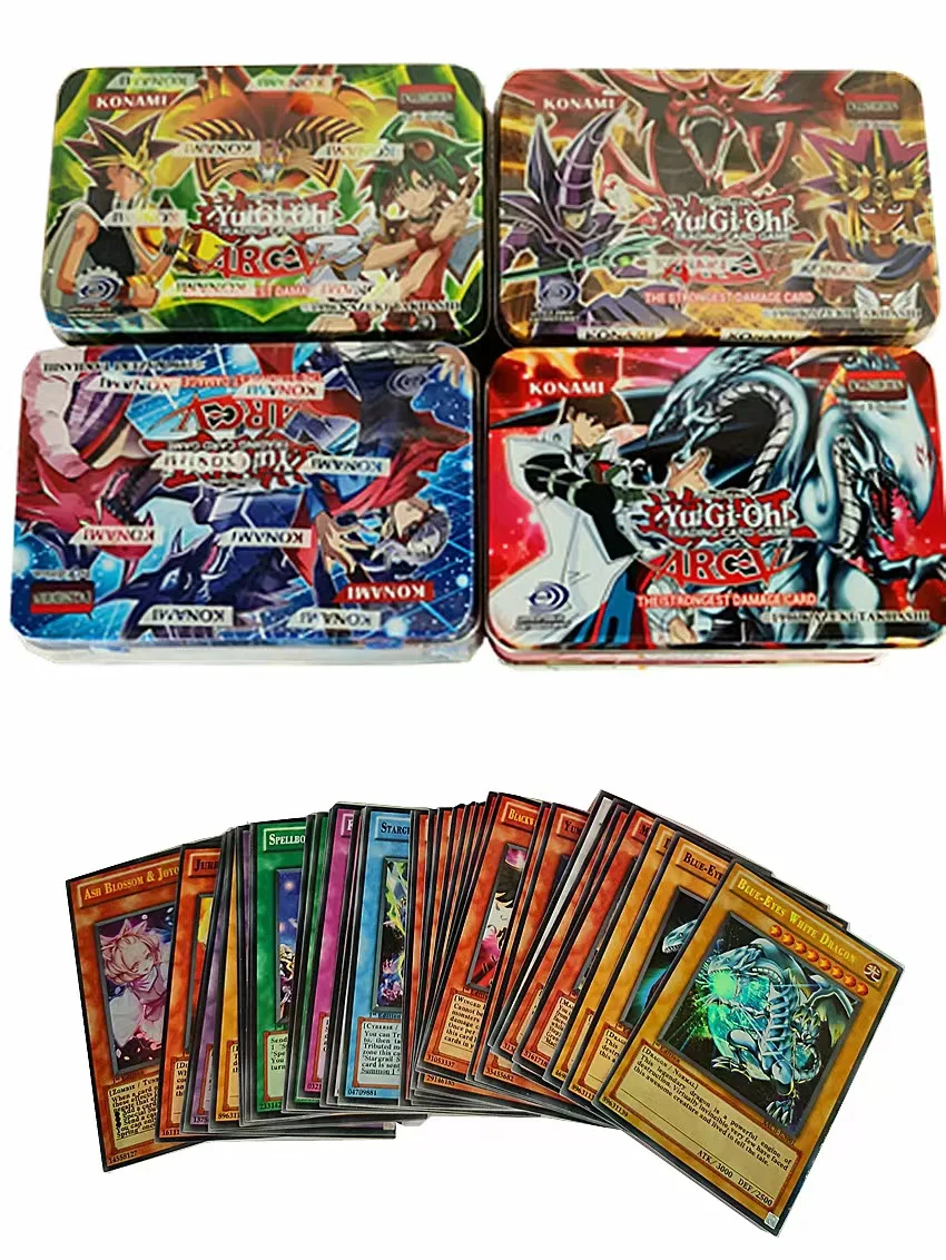 Karty Yu Gi Oh Wersja angielska Kolekcja kart Booster Anime Stół do gry Struktura gier Talia Duel 40 kart + 1 Flash