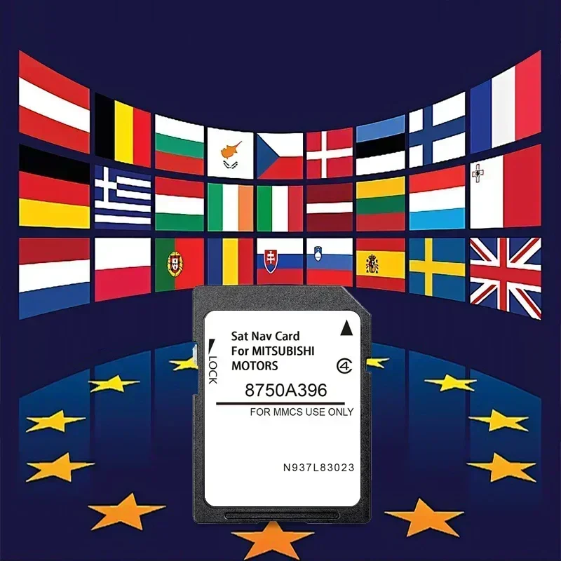 

Sat Nav Navigation SD Card Europe UK for GPS Device for Mitsubishi Outlander Pajero ASX Lancer MMCS 16GB Free Shipping
