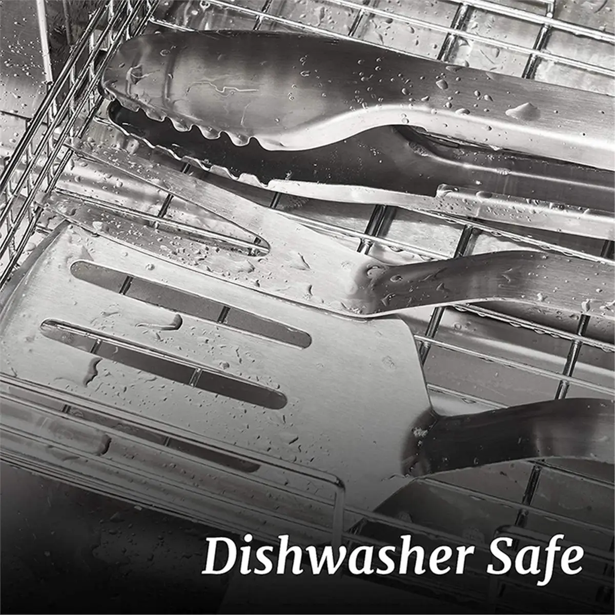 

High Quality Stainless Steel Grill Tool Set, Barbecue Fork Tongs, Grilling Spatula, Portable Multifunction BBQ Grill Tool