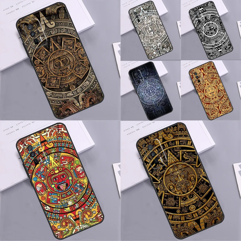 Mayan Calendar Funda For Xiaomi 11T 12T 13 Pro 12 Lite 12X POCO F5 Pro X4 F4 GT F3 M5s X3 X5 M6 Pro Case