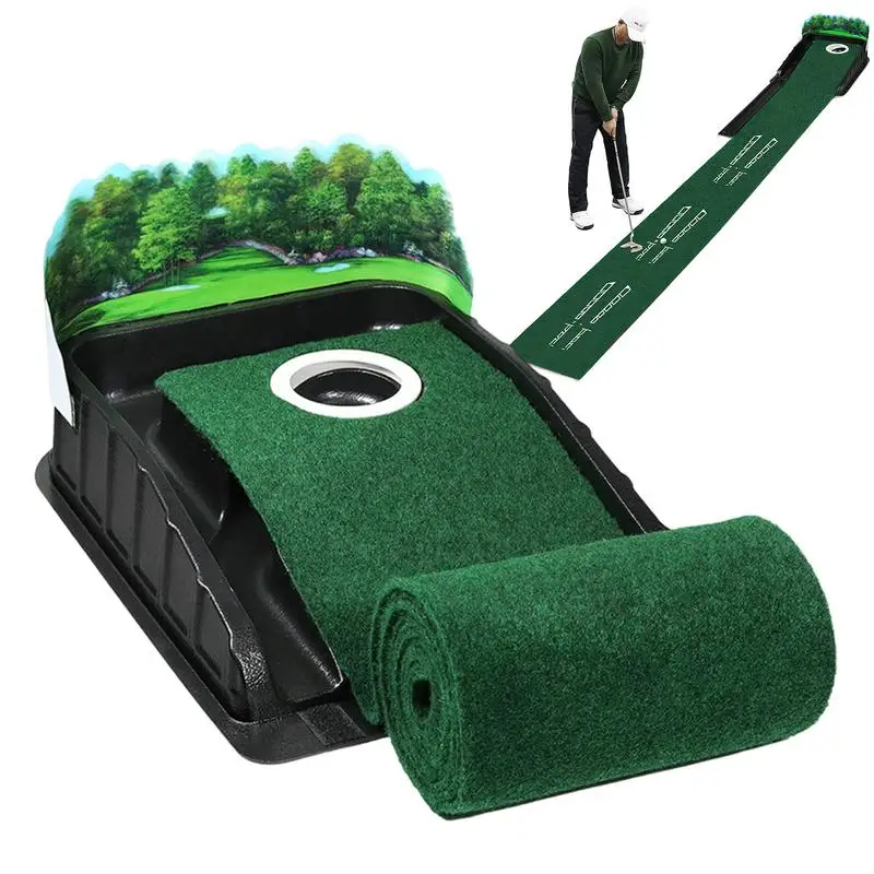 

Practice Putting Green Indoor Outdoor Golf Putting Mat Portable Putting Green Indoor For Professional Expert Golfers Mini Games