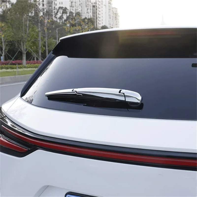 For LEXUS NX260 2022 2023 Interior Moulding ABS Chrome Rear Windshield Window Windscreen Rain Wiper Cover Trim