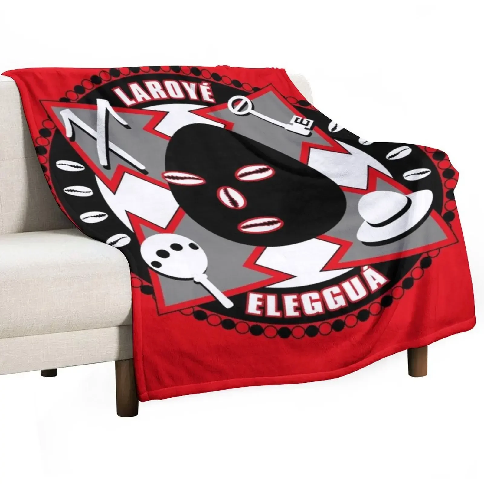 

Eleggua the Guardian Throw Blanket Soft Big Multi-Purpose Blankets