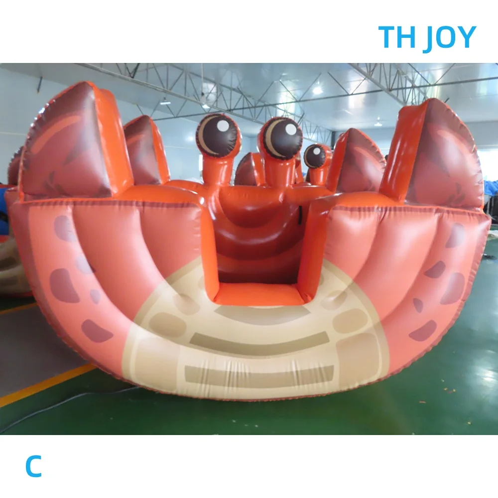 Envío aéreo rápido a puerta, juego de mecedora Rodeo para dos personas, cangrejo mecedora inflable para niños/barco de abeja de juguete