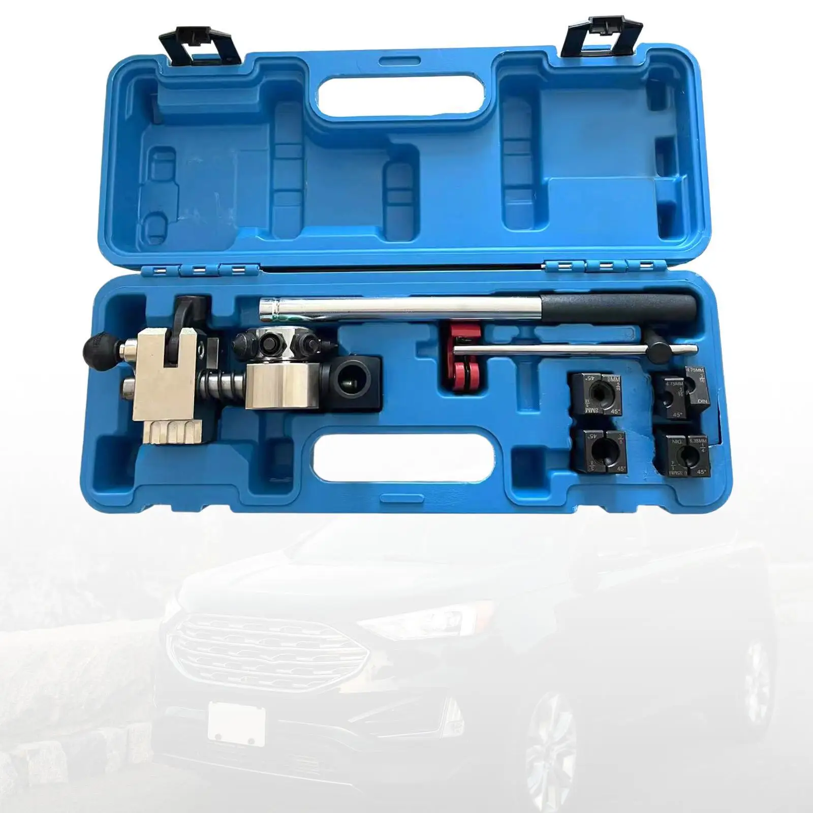 

Brake Line Flaring Tool Practical Portable Brake Tools 45 Degree Single Double Flares for 3/16" 1/4" 5/16" 3/8" Metal Tubing