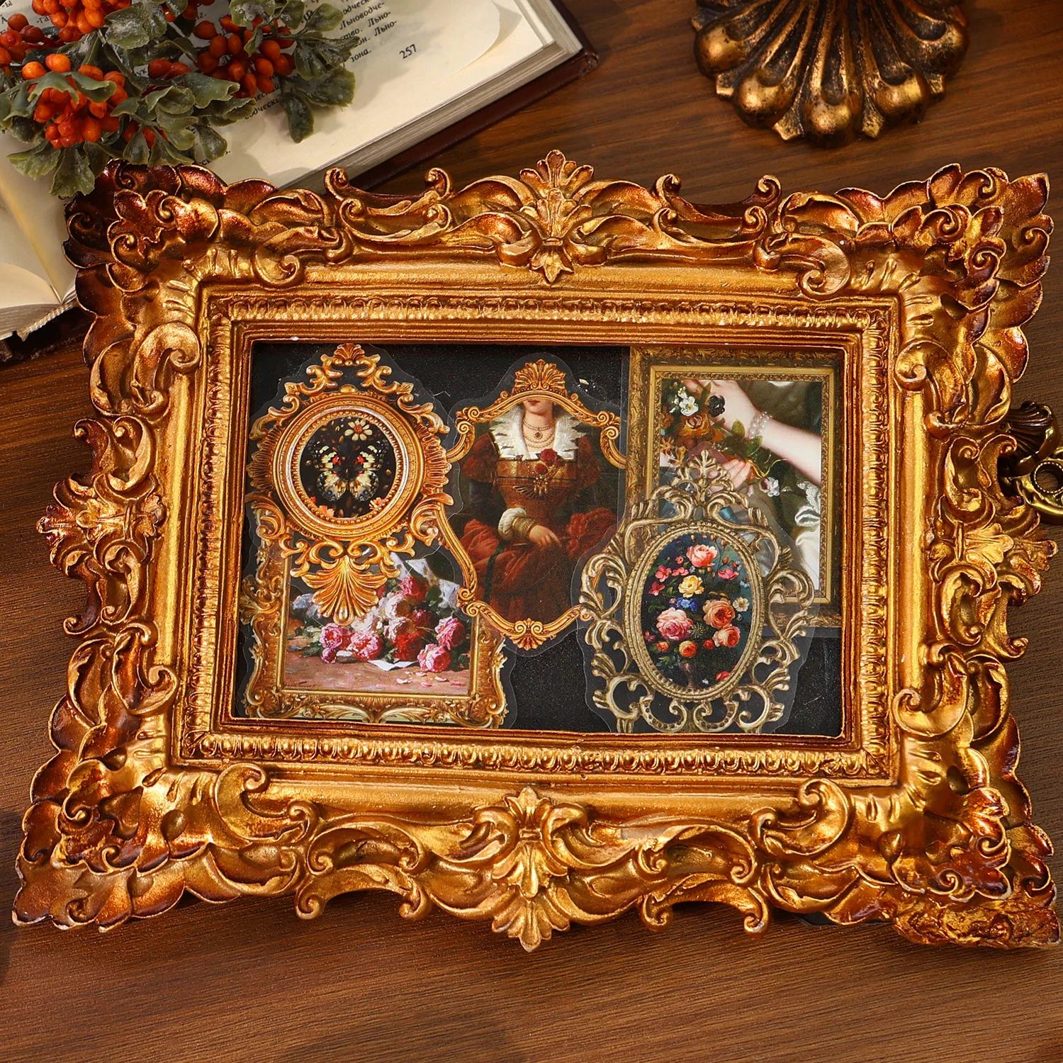 8 teile/los Barock Erinnerungen Serie niedlichen schönen dekorativen Haustier Aufkleber