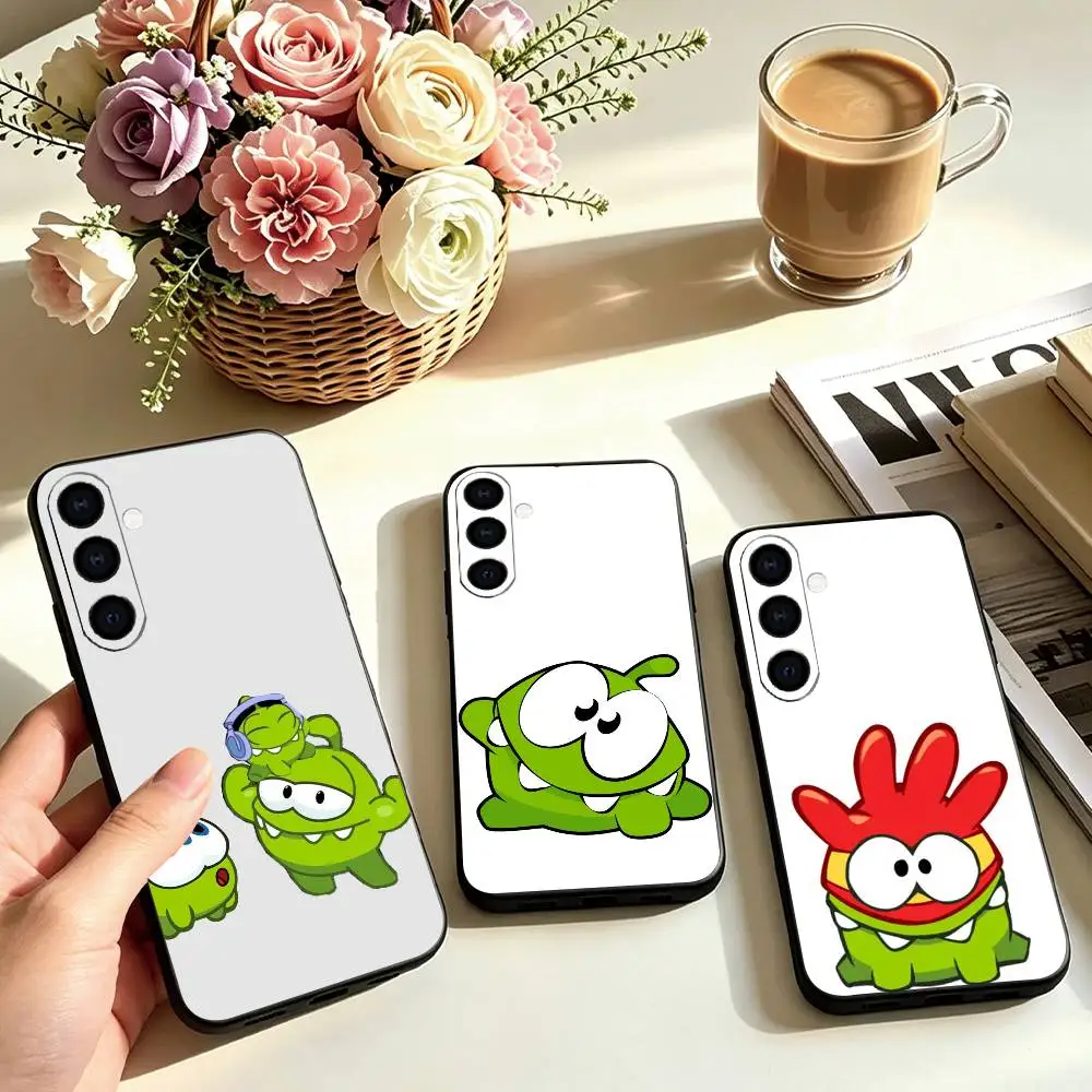 Cut the Rope Om Nom Phone Case For Samsung Galaxy A73,A72,A71,A70,A53,A52,A51,Others Soft Black Cover Gift