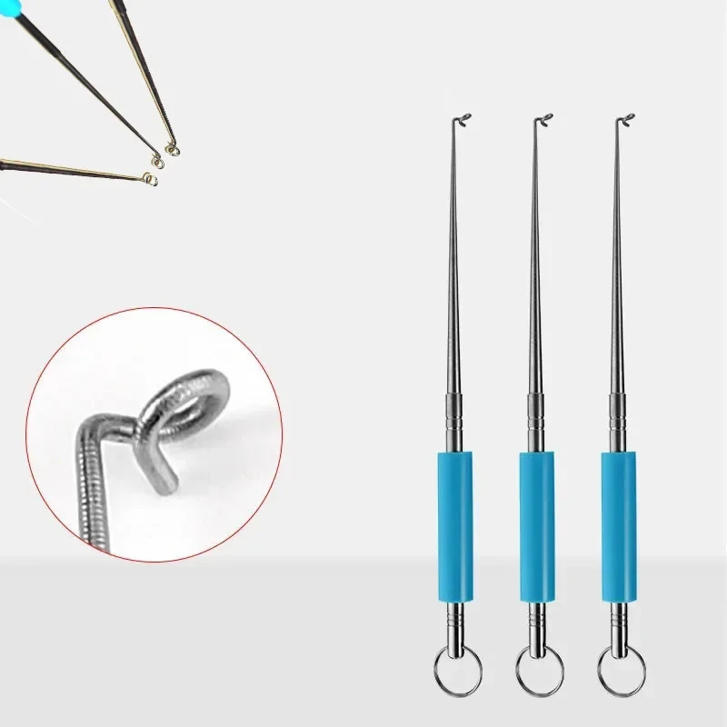 1-4Pcs Stainless Steel Easy Fish Hook Remover Safety Fishing Hook Extractor Detacher Rapid Decoupling Device Fishing Tools
