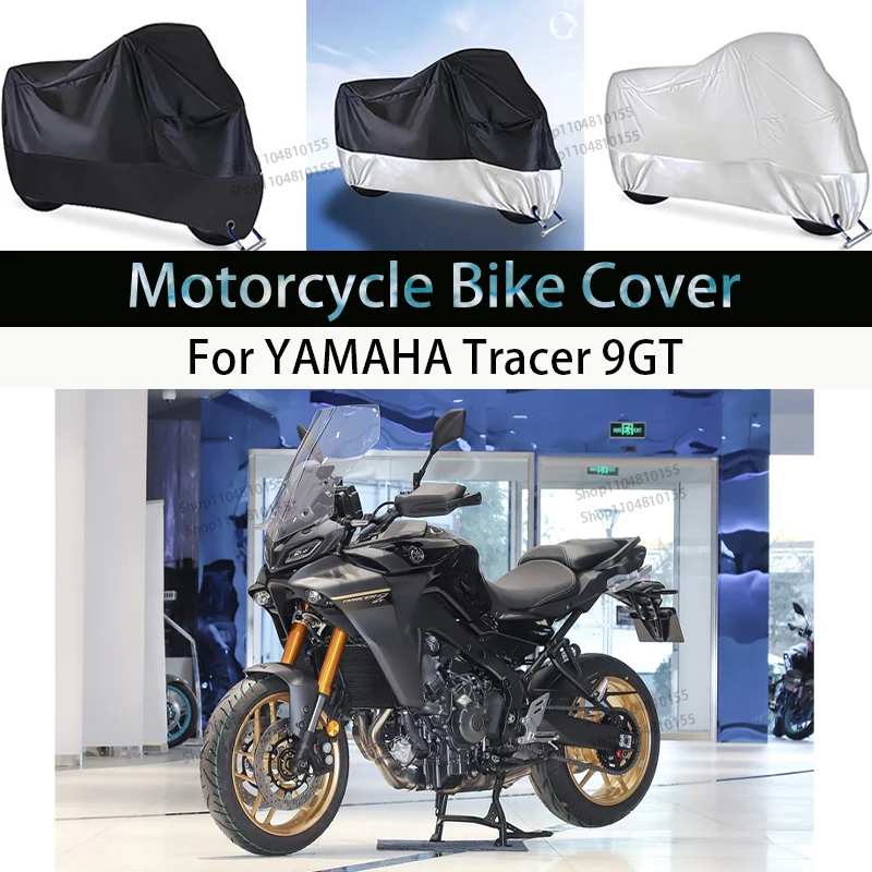 

For YAMAHA Tracer 9GT Motorcycle Cover Moto Rain Cover Waterproof Dustproof UV Cover Coat Indoor Outdoor Motorbike Scooter Cover