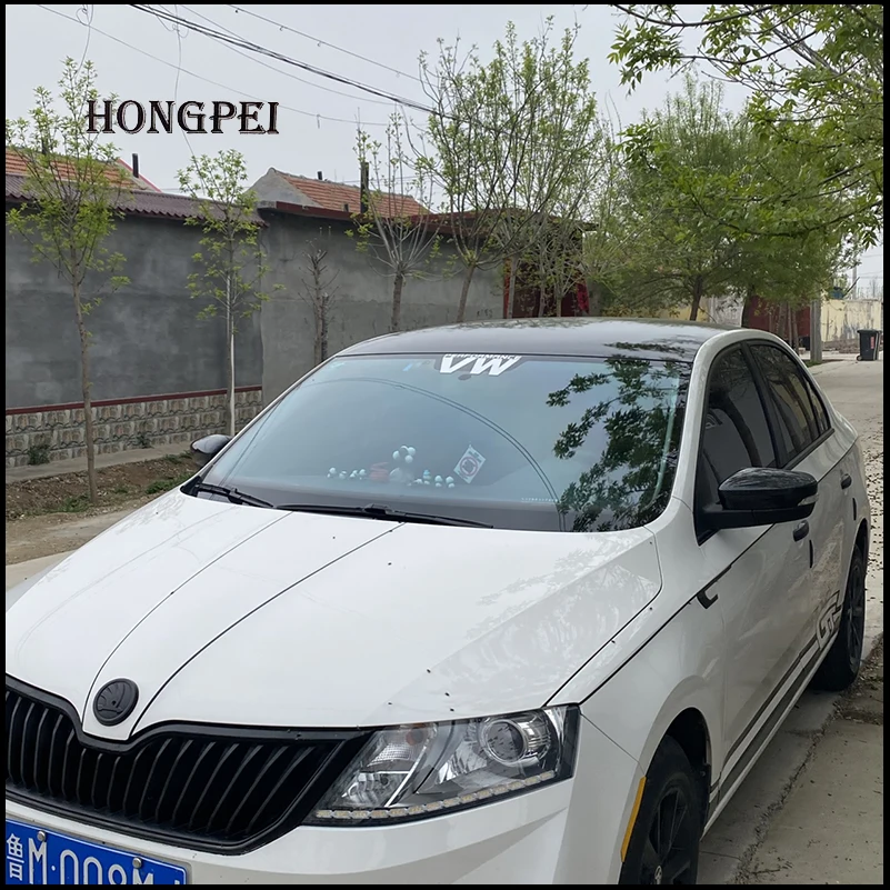 

Car Door Side Rearview Mirror Cover Trim For Skoda Fabia Rapid 2015-2019 Rearview Mirror Cover Shell Housing car accessories