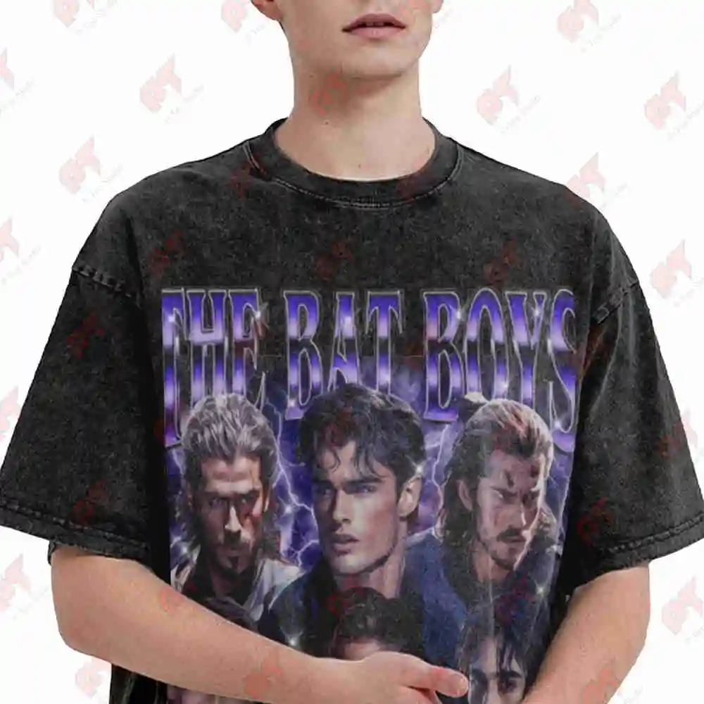ACOTAR Rhysand Cassian Azriel Velaris Vintage Washed Tee Pure Cotton T-Shirt