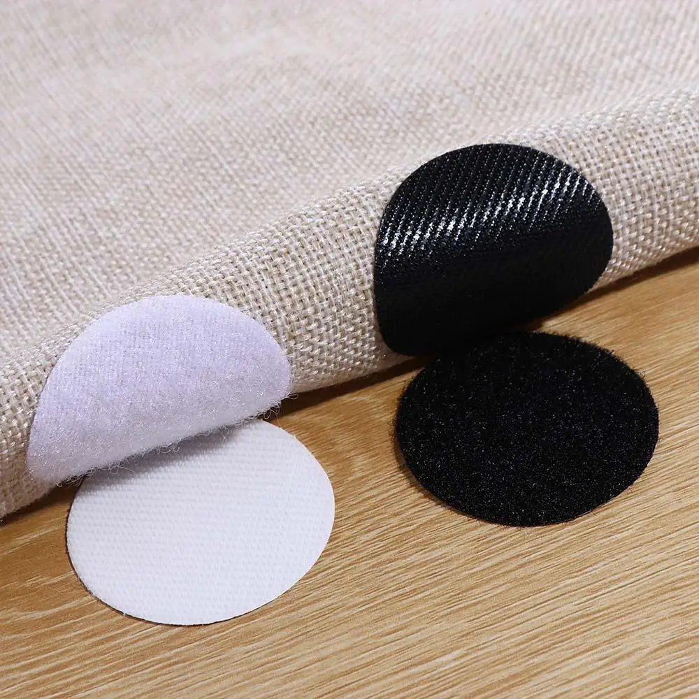 Rectangular 10 Pcs Sofa Mat Self Adhesive Mattress Fastener Patch Sticker for Bed Tape
