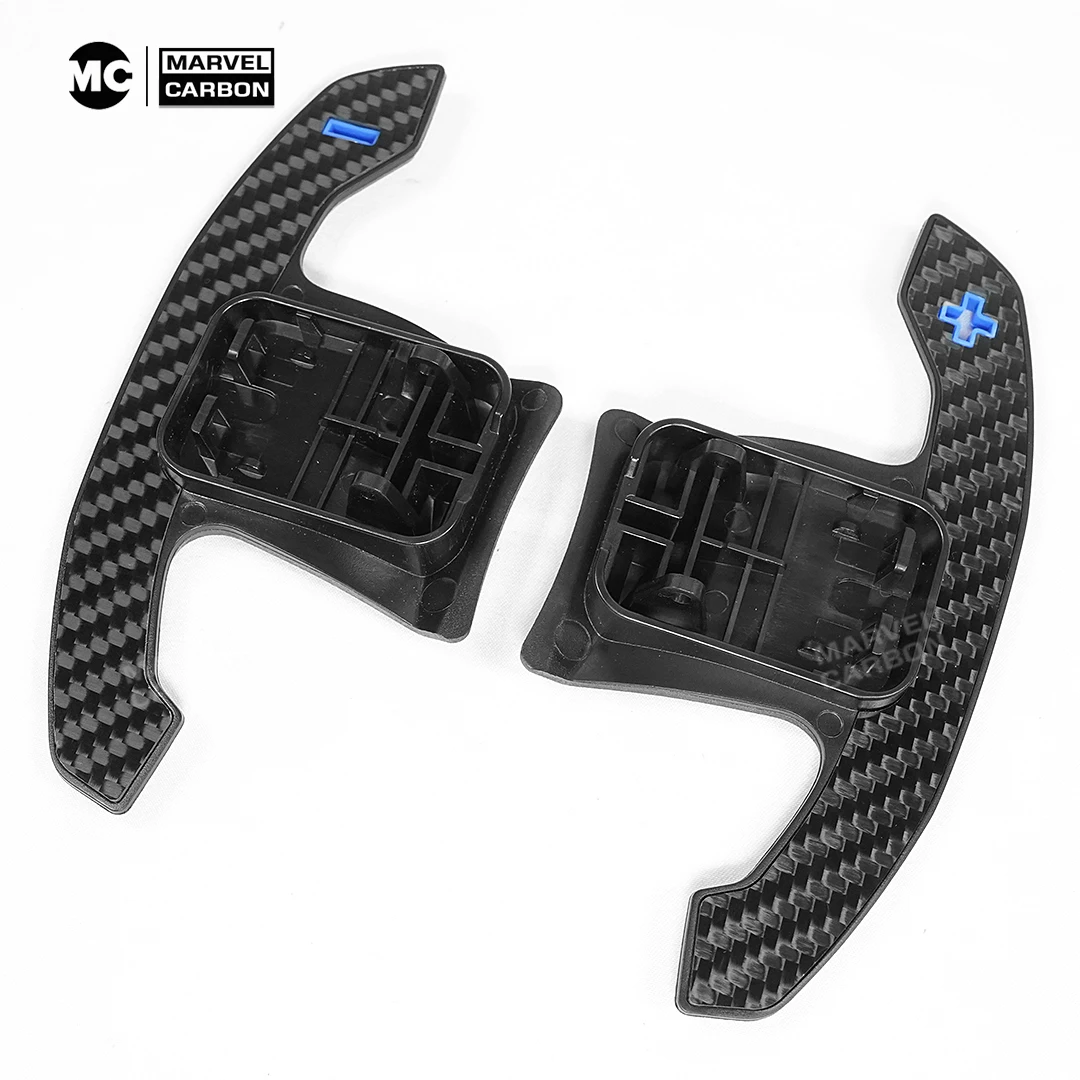 Compatible For BMW 1-4 Series F80 F22 F23 F45 F46 F30 Steering Wheel  Carbon Fiber Paddle Shifter Extensions