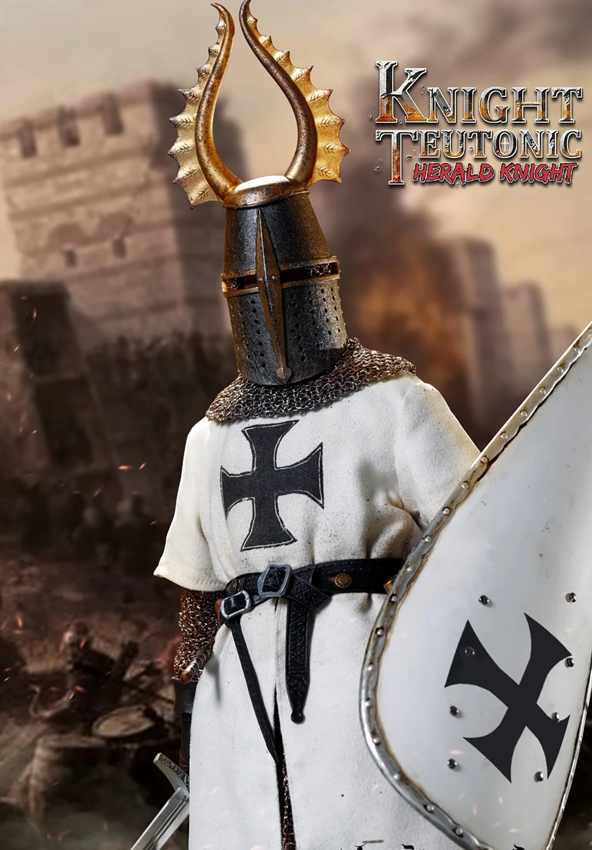 

COOMODEL SE055 1/6 Empire Series Teutonic Herald knight Male Soldier Action figure Doll Full Set Collectible Toy