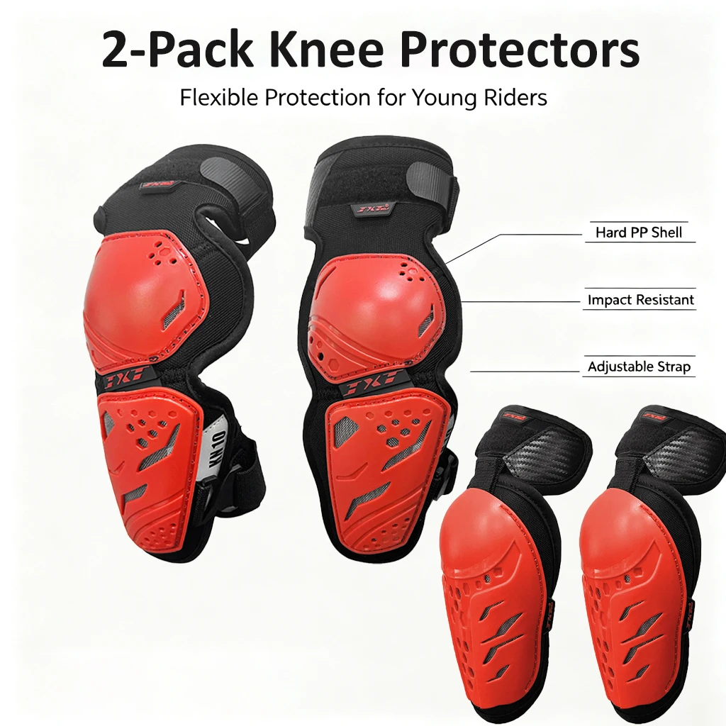 Mountain Biking For Kids - Kids Youth Knee Elbow Guards Shock