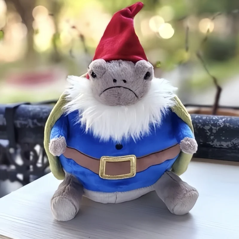 

New Timmy Garden Gnome Plush Toy Cute Stuffed Animal Doll With Blue Hat Garden Decor Kawaii Gift For Kids Fans Birthday Party