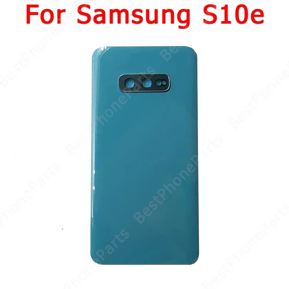 Back Battery Cover for Samsung Galaxy S10 Plus + S10e back housing cover case with Adhensive replacement spare parts