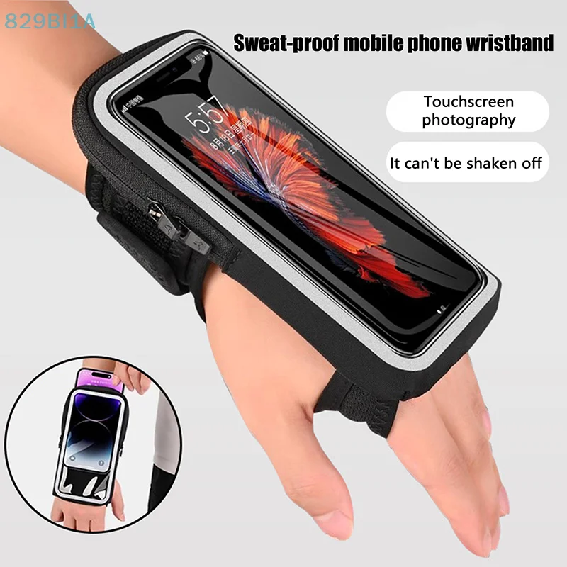 

Сумки для бега Outddor с сенсорным экраном для IPhone 16, 15, 14, 13 Pro Max 16 Plus 16E Xiaomi Samsung, велосипедная фитнес-повязка на руку, чехол на запястье