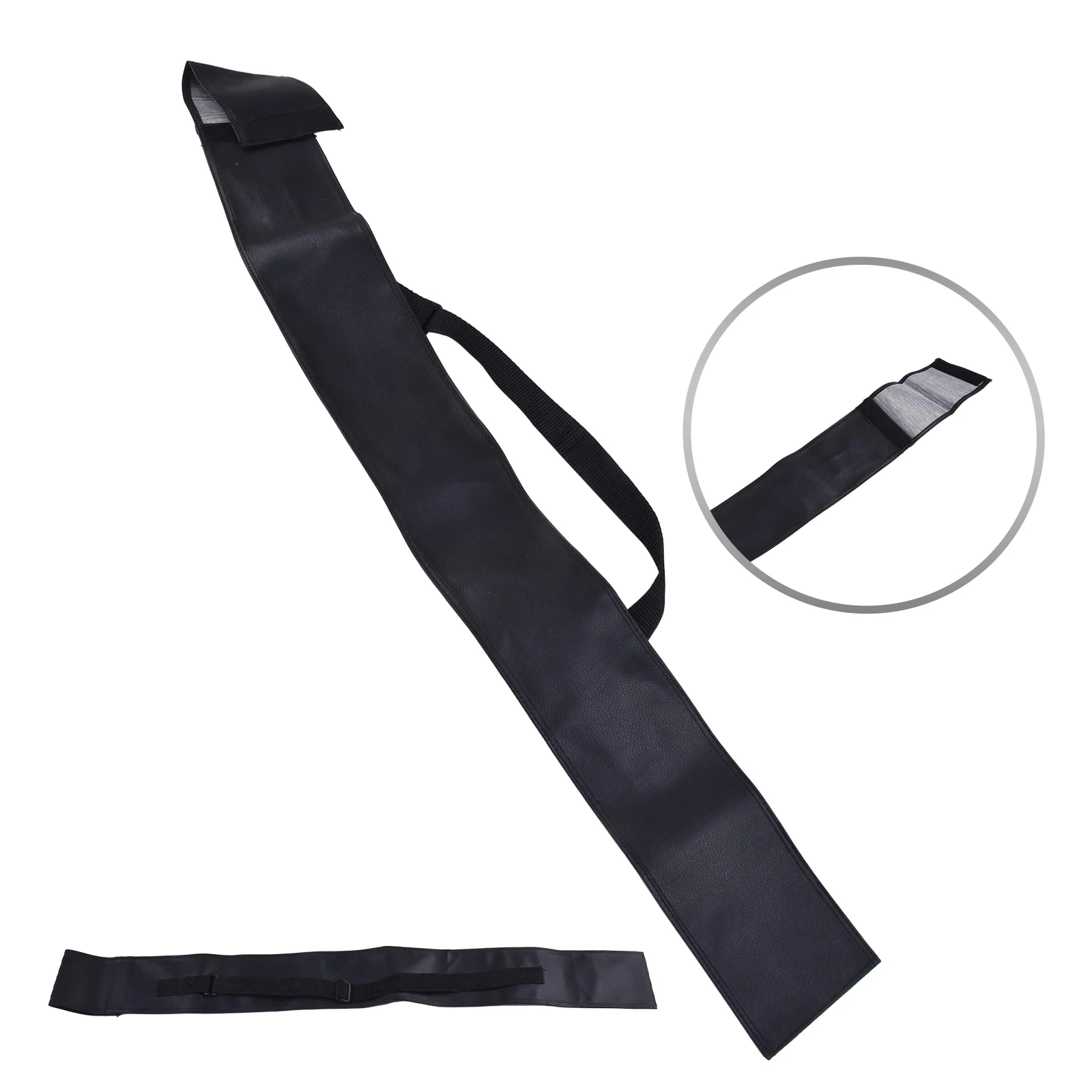 

Billiard Cue Bag for 1/2 and 3/4 Pool Snooker Carrying Case PU Nylon Material Scratch Resistant and Stretchable