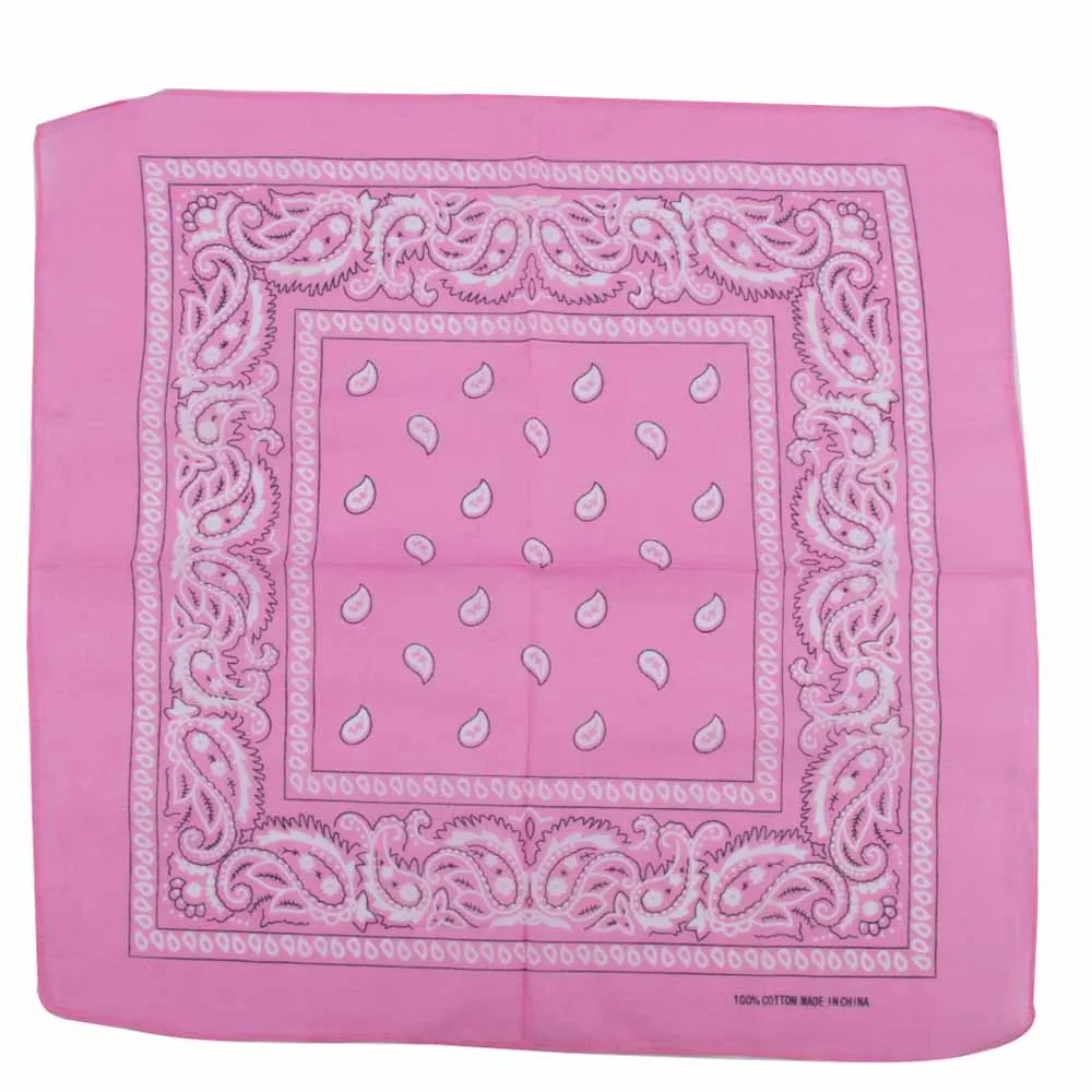 Hot New Cute Paisley Cotton Wristband Bandana Handkerchief Neck Head Wrap