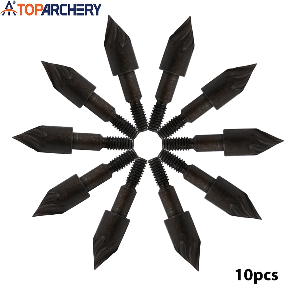 

Carbon Steel Rotary Arrow Tips,Outdoor Hunting Sports,Crossbow Arrows,Shooting Accessories,100Grain, 35mm, 10 Pcs, 24 Pcs, 48Pcs