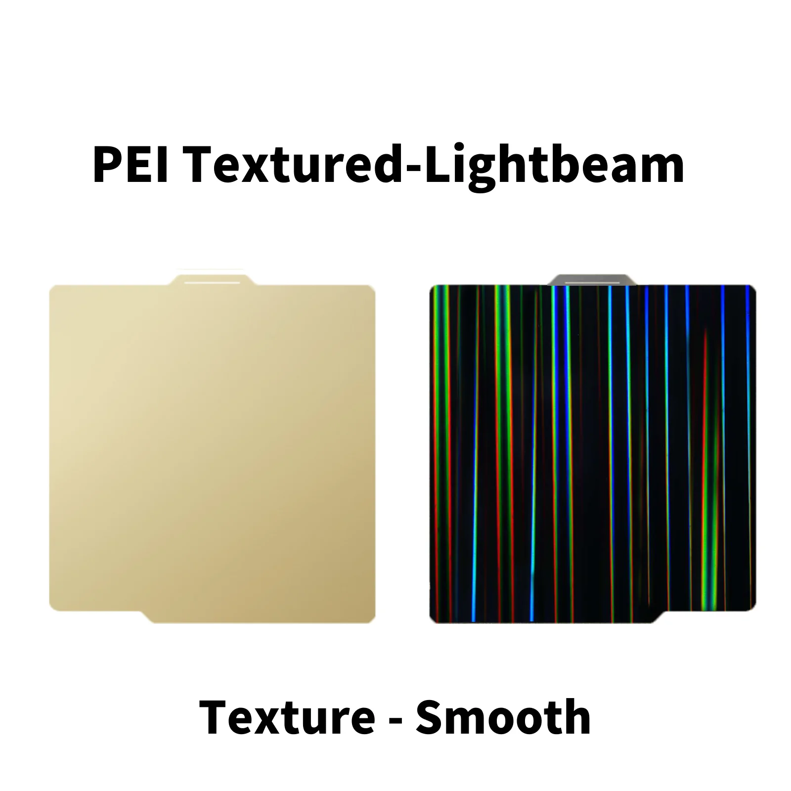 Bambu Lab X2D Druckplatte: Glatte Carbon-PET-PEI-Texturplatte für X2D Upgrade, Bambu Lab X2D Bamboo P2S 3D-Druckerteile