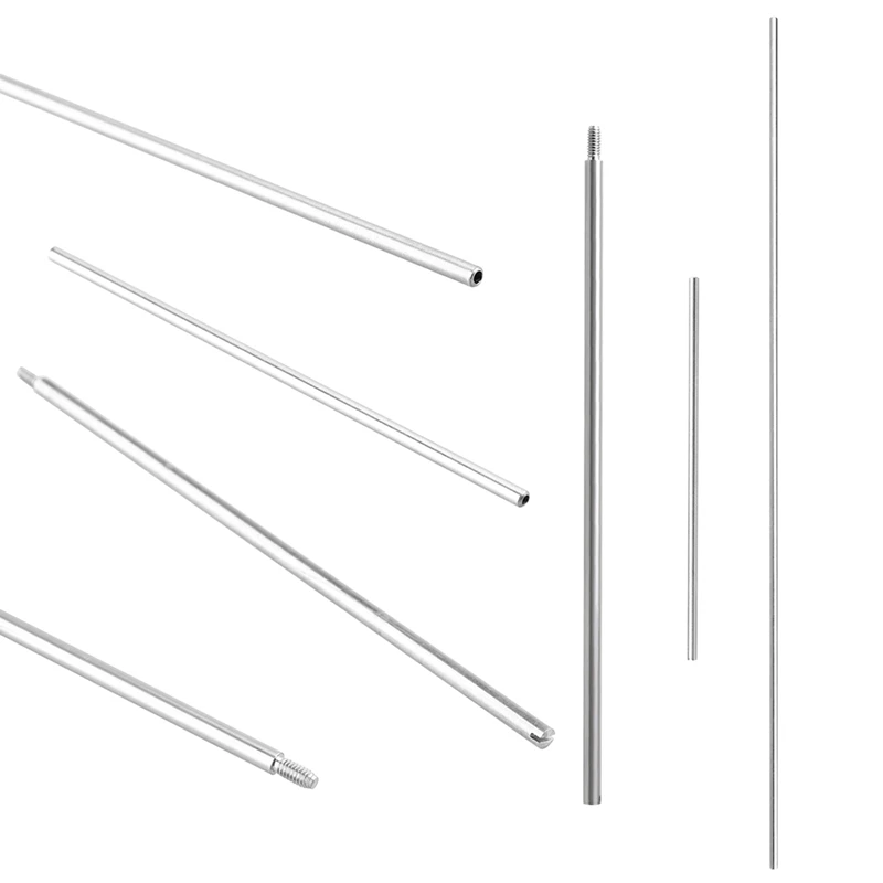 10 Pezzi Set di Parti di Riparazione per Flauto Coda di Flauto Mattoni di Gomma Parti di Riparazione per Flauto Set Aste per Albero Pulsante di Flauto Cuscinetti di Protezione