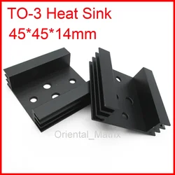 TO-3 방열판 방열판 라디에이터, 45x45x14mm, 소형 라디에이터 쿨러, 무료 배송, 5 개