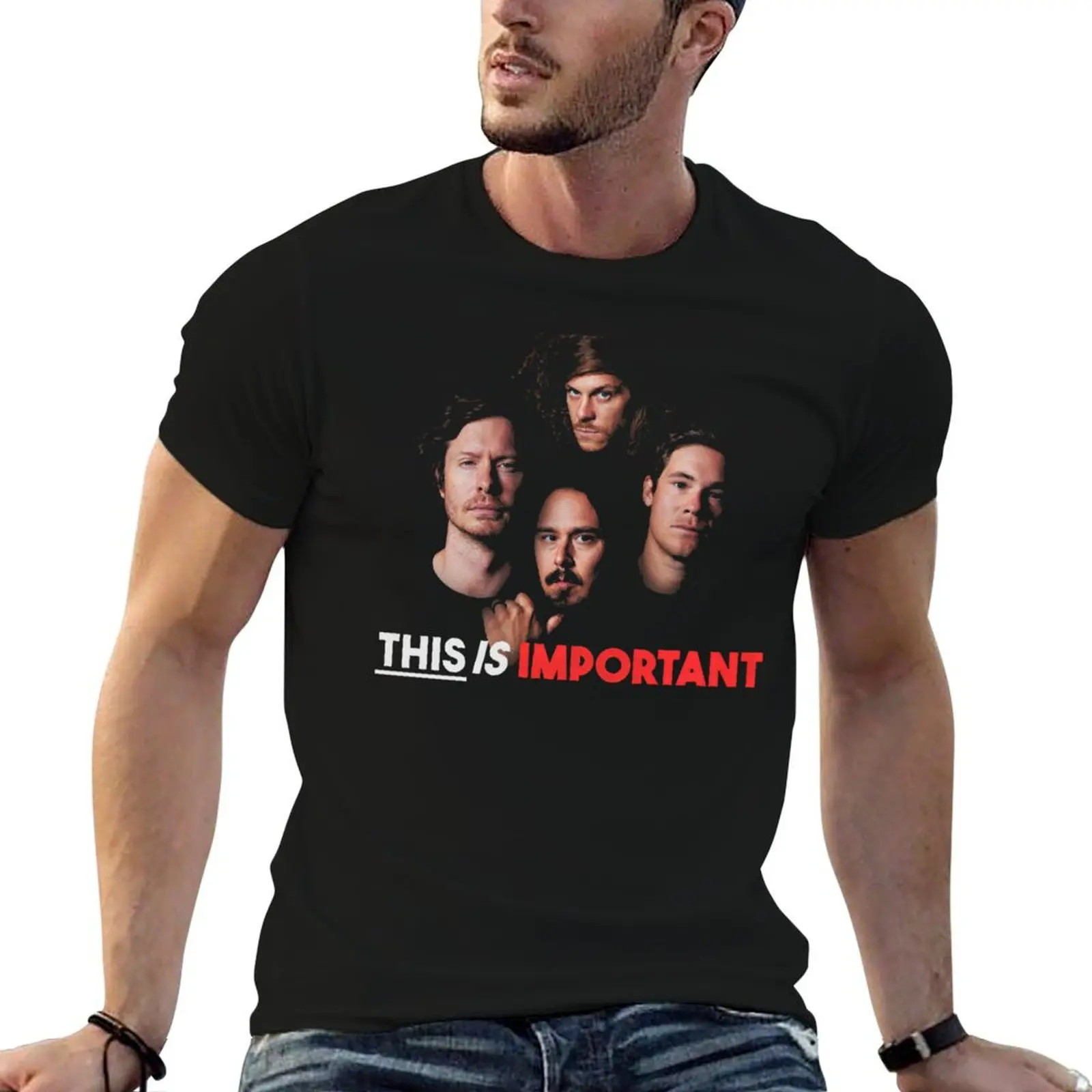 this is important podcast T-Shirt Soft Cotton Print T-Shirt