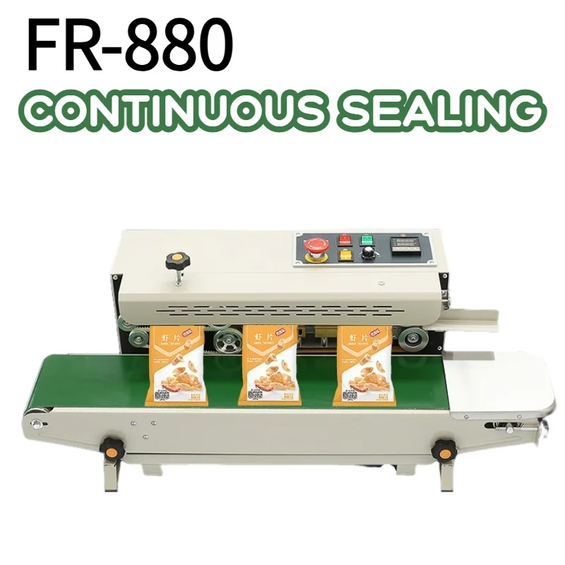 Fully Automatic Sealing Machine Food Plastic Package Sealer Aluminum Foil Plastic Film Packaging Bag Sealing Machine view 2