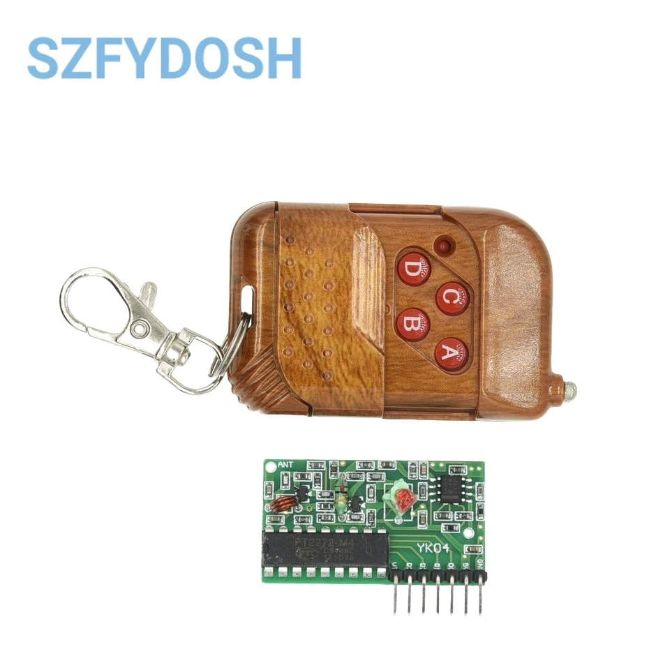 1set IC 2262/2272 4 CH 315Mhz Key Wireless Remote Control Kits Receiver Module