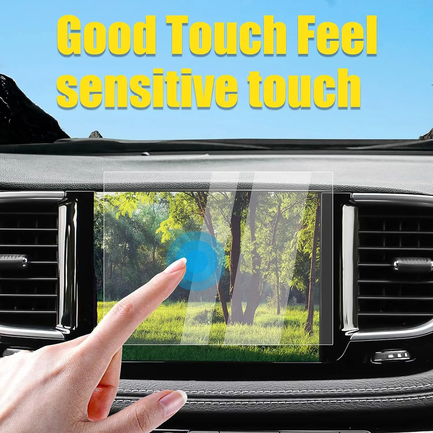 For 2017 2018 2019 2020 Chrysler Pacifica 8.4 Inch Infotainment System Glass Screen Protector Navigation ProtectionTempered Glas