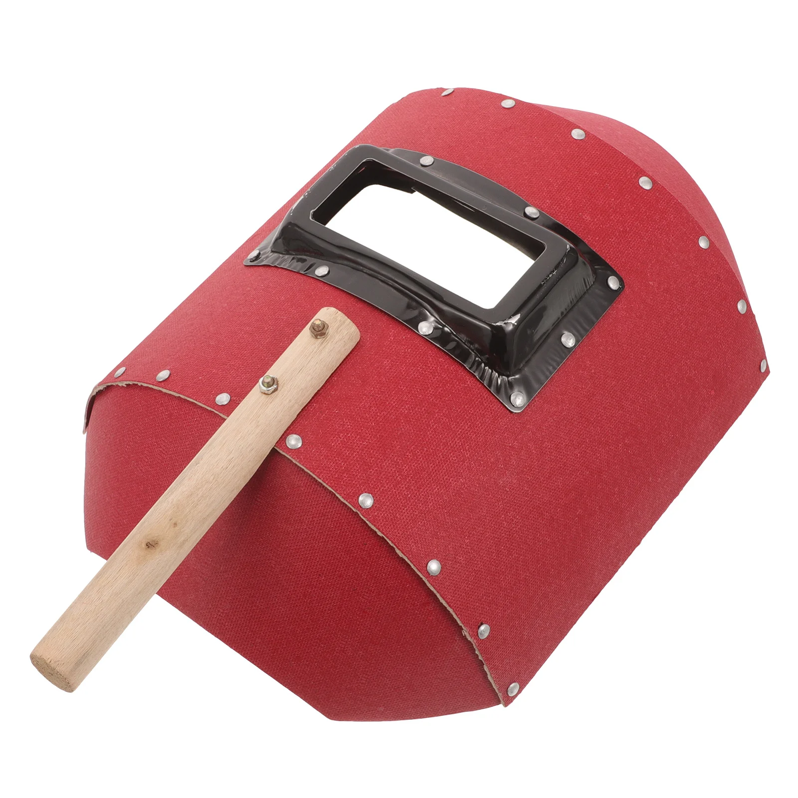 

Сварочная маска с ручкой, сверхпрочная, из вулканизированного волокнистого материала, для электросварки и резки, многоразовая, ручная