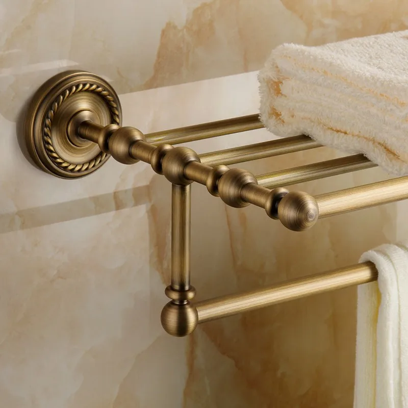 European antique bathroom towel rack, towel rack, bathroom tissue rack, storage rack